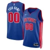 Elegante Prestigioso Detroit Pistons Nike Unisex Swingman Custom Jersey Blue Icon Edition