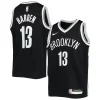 Pratico Fantastico James Harden Brooklyn Nets Nike Youth Swingman Jersey Icon Edition Black