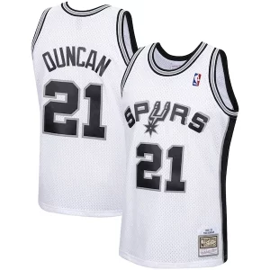Robusto Tim Duncan San Antonio Spurs 1998/99 Hardwood Classics Swingman Jersey White