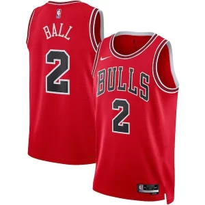 Bellissimo Versatile Lonzo Ball Chicago Bulls Nike Unisex Swingman Jersey Icon Edition Red