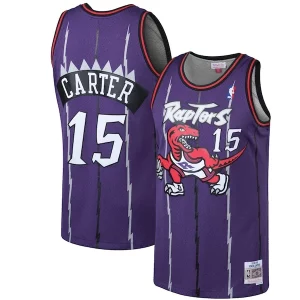 Eccezionale Elegante Carino Vince Carter Toronto Raptors 1998/99 Hardwood Classics Swingman Jersey Purple/White