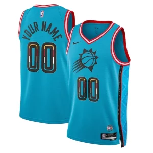 Prestigioso Cool Carino Phoenix Suns Nike Unisex 2022/23 Swingman Custom Jersey City Edition Turquoise