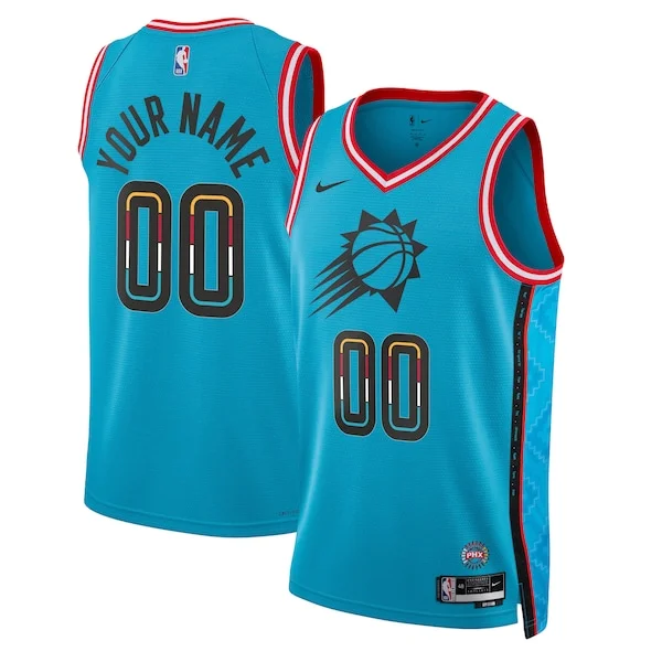 Prestigioso Cool Carino Phoenix Suns Nike Unisex 2022/23 Swingman Custom Jersey City Edition Turquoise