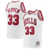 Comodo Carino Sofisticato Scottie Pippen Chicago Bulls Hardwood Classics Swingman Jersey White/Black