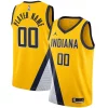 Elegante Sofisticato Incantevole Indiana Pacers Jordan Brand Swingman Custom Jersey Statement Edition Gold