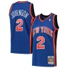 Accattivante Robusto Larry Johnson New York Knicks 1998/99 Hardwood Classics Swingman Jersey Blue