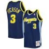 Gorgeous Lussuoso Allen Iverson Denver Nuggets Hardwood Classics Swingman Jersey Navy