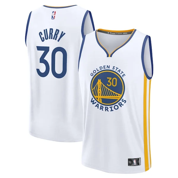 Raffinato Sofisticato Stephen Curry Golden State Warriors Youth Fast Break Replica Jersey Association Edition White