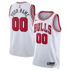Duraturo Carino Chicago Bulls Nike Unisex Swingman Custom Jersey White Association Edition