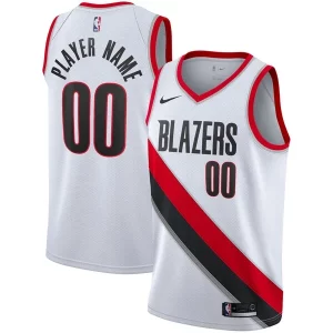 Carino Duraturo Lussuoso Portland Trail Blazers Nike 2020/21 Swingman Custom Jersey Association Edition White