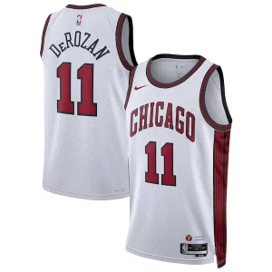 Incantevole DeMar DeRozan Chicago Bulls Nike Unisex 2022/23 Swingman Jersey City Edition White