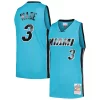 Magnifico Attraente Fantastico Dwyane Wade Miami Heat Hardwood Classics 2005/06 Tropical Swingman Jersey Blue