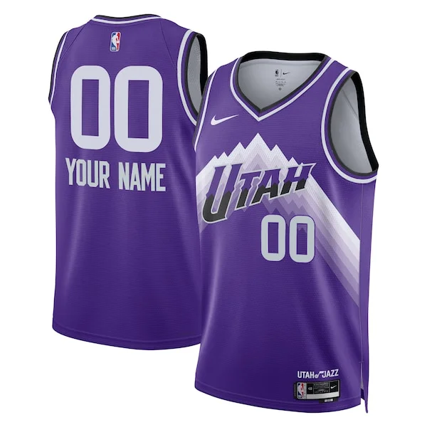 Delizioso Prestigioso Utah Jazz Nike Unisex 2023/24 Custom Swingman Jersey Purple City Edition