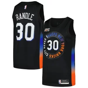 Duraturo Cool Raffinato Julius Randle New York Knicks Nike Swingman Player Jersey City Edition Black