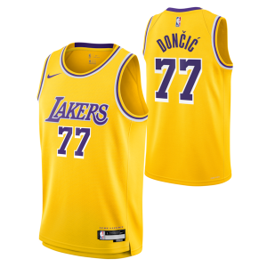 Raffinato Fascinante Luka Dončić Los Angeles Lakers Nike Unisex Swingman Jersey Icon Edition Gold