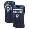 Fascinante Magnifico Nickeil Alexander Walker Minnesota Timberwolves Fast Break Replica Player Jersey Icon Edition Navy