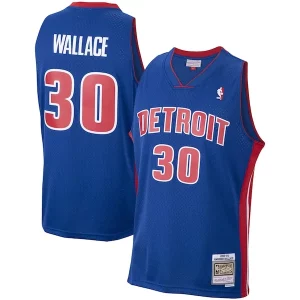 Versatile Incantevole Rasheed Wallace Detroit Pistons 2003/04 Hardwood Classics Swingman Jersey Royal