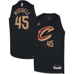 Robusto Stupendo Donovan Mitchell Cleveland Cavaliers Jordan Brand Youth Swingman Jersey Statement Black