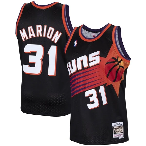 Fantastico Shawn Marion Phoenix Suns 1999/00 Hardwood Classics Swingman Jersey Black