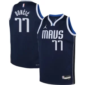 Incantevole Luka Doncic Dallas Mavericks Jordan Brand Youth Swingman Jersey Statement Edition Navy