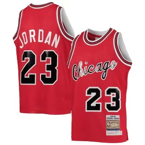 Sofisticato Gorgeous Versatile Youth Chicago Bulls Michael Jordan Red 1984/85 Hardwood Classics Authentic Jersey