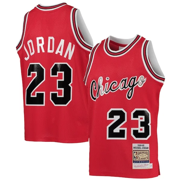 Sofisticato Gorgeous Versatile Youth Chicago Bulls Michael Jordan Red 1984/85 Hardwood Classics Authentic Jersey