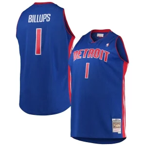 Elegante Cool Chauncey Billups Detroit Pistons 2003/04 Big & Tall Hardwood Classics Swingman Jersey Blue