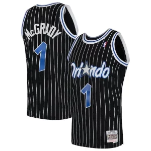 Bellissimo Tracy McGrady Orlando Magic Hardwood Classics Swingman Jersey Black/Blue