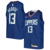 Versatile Pratico Paul George LA Clippers Nike Youth Swingman Jersey Icon Edition Royal
