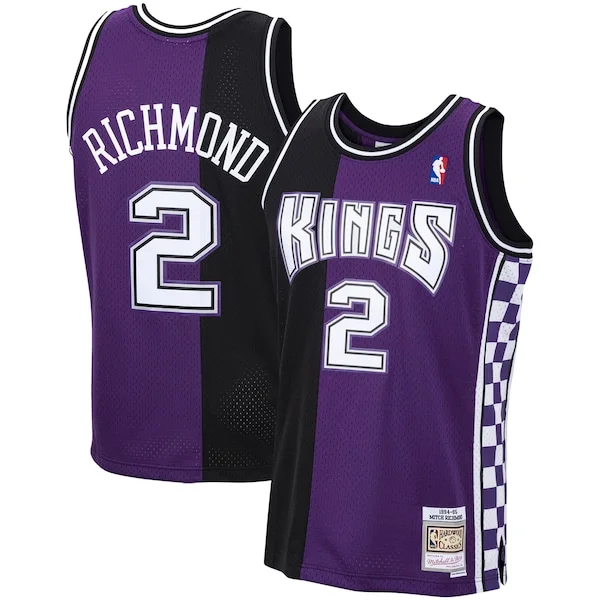 Incantevole Mitch Richmond Sacramento Kings 1994/95 Hardwood Classics Swingman Jersey Purple