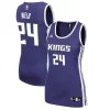 Delizioso Buddy Hield Sacramento Kings adidas Women's Road Replica Jersey Purple