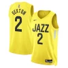 Bellissimo Resistente Collin Sexton Utah Jazz Nike Unisex Swingman Jersey Icon Edition Gold