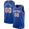 Lussuoso New York Knicks Jordan Brand Swingman Custom Jersey Statement Edition Blue