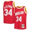 Pratico Duraturo Lussuoso Hakeem Olajuwon Houston Rockets Youth Swingman Throwback Jersey Red