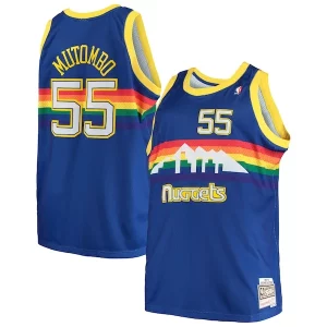 Delizioso Dikembe Mutombo Denver Nuggets 1991/92 Big & Tall Hardwood Classics Swingman Jersey Royal