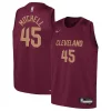 Meraviglioso Donovan Mitchell Cleveland Cavaliers Nike Youth Swingman Jersey Icon Edition Wine