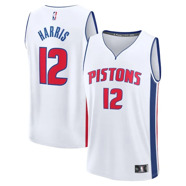 Raffinato Tobias Harris Detroit Pistons Fast Break Replica Player Jersey Association Edition White