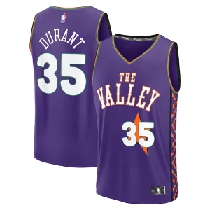 Duraturo Kevin Durant Phoenix Suns Youth 2024/25 Fast Break Player Jersey City Edition Purple