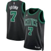 Accattivante Carino Jaylen Brown Boston Celtics Jordan Brand Unisex Swingman Jersey Statement Edition Black