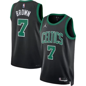 Accattivante Carino Jaylen Brown Boston Celtics Jordan Brand Unisex Swingman Jersey Statement Edition Black