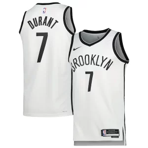 Comodo Kevin Durant Brooklyn Nets Nike Unisex Swingman Jersey Association Edition White/Black
