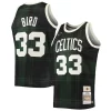 Trendy Duraturo Larry Bird Boston Celtics 1985/86 Hardwood Classics Uninterrupted Swingman Jersey Black