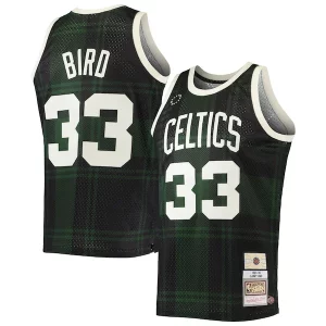 Trendy Duraturo Larry Bird Boston Celtics 1985/86 Hardwood Classics Uninterrupted Swingman Jersey Black