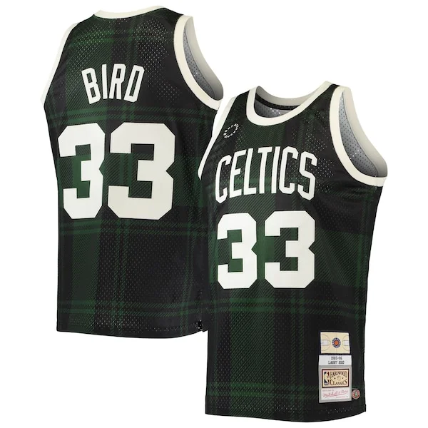 Trendy Duraturo Larry Bird Boston Celtics 1985/86 Hardwood Classics Uninterrupted Swingman Jersey Black