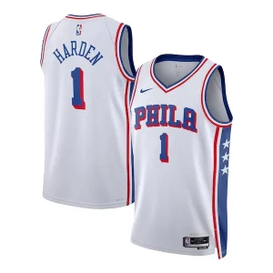 Bellissimo James Harden Philadelphia 76ers Nike Unisex Swingman Jersey Association Edition White