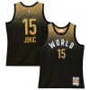 Fantastico Nikola Jokic Team World 2016 Hardwood Classics Rising Stars Swingman Jersey Black