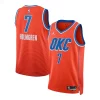 Lussuoso Chet Holmgren Oklahoma City Thunder Jordan Brand Unisex Swingman Jersey Statement Edition Orange