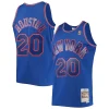 Versatile Sofisticato Allan Houston New York Knicks 1996/97 Throwback Dark Swingman Jersey Blue