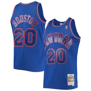 Versatile Sofisticato Allan Houston New York Knicks 1996/97 Throwback Dark Swingman Jersey Blue