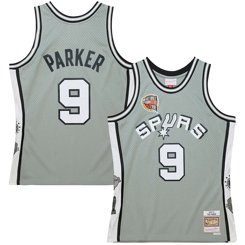 Splendido Cool Tony Parker San Antonio Spurs Unisex Hall of Fame Class of 2023 Throwback Swingman Jersey Gray